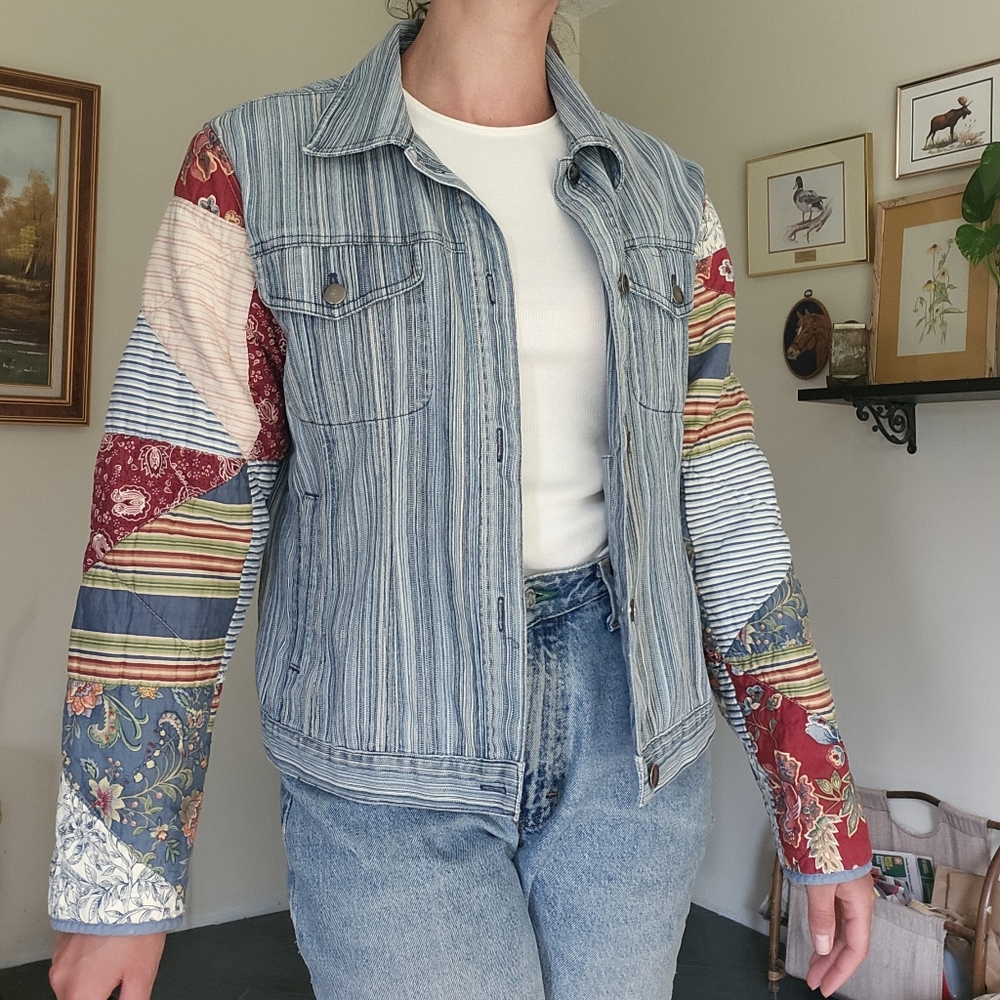 Reworked Denim Jacket - Picture 2 of 8